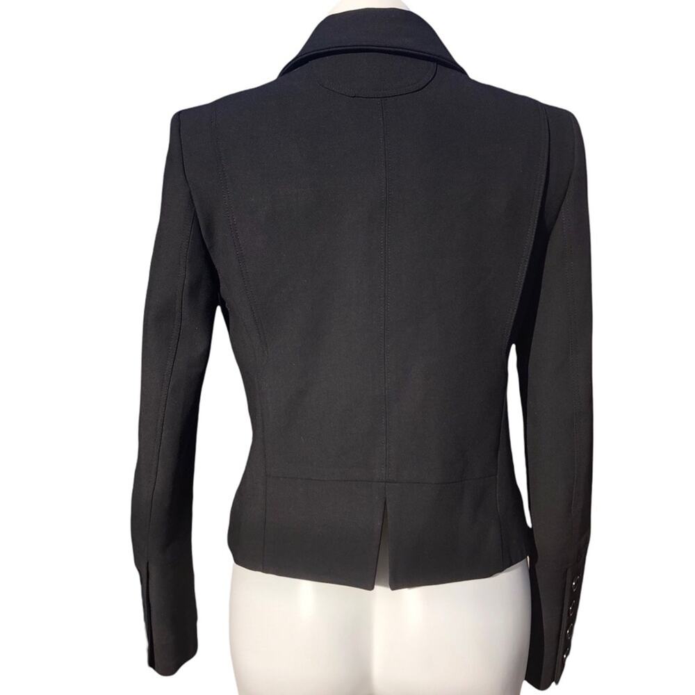 Ann Taylor Lined Jacket Zip & Button Closure Pock… - image 4